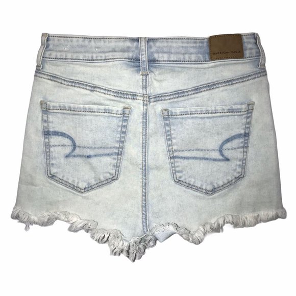 American Eagle Hi-Rise Shortie Mom Shorts 4 - Picture 6 of 8